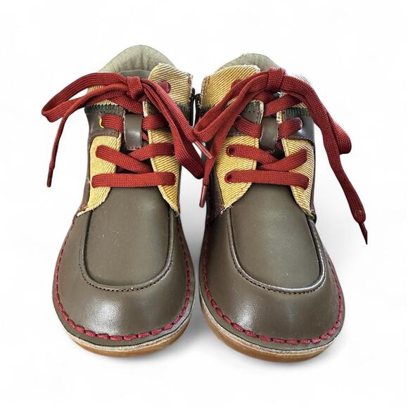 LIVIE & LUCA Shoes Boots Kip Monkey Taupe Brown Size 12 - Used - Picture 3 of 6